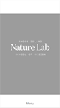 Mobile Screenshot of naturelab.risd.edu